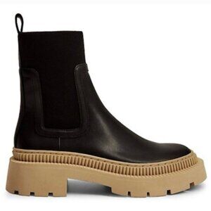 Black and Tan Women's Ankle Boots